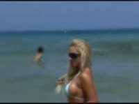 Американский пикапер снял телку на пляже 